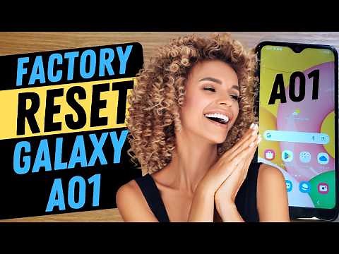 Factory Reset Samsung Galaxy A01 The Fastest Way - Clear Instructions in English