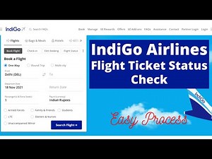 IndiGo Flight Ticket Status Check | Indigo Flight PNR Status Check