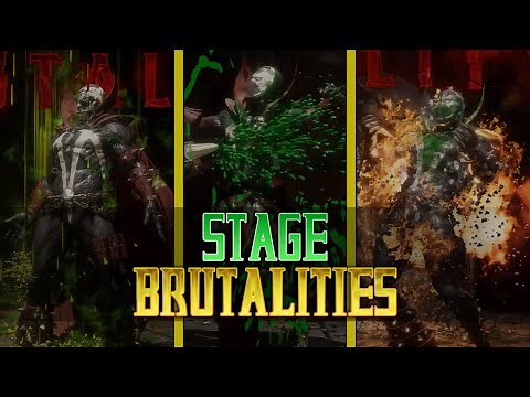 MK11 | Tutorial | ¡TODOS LOS STAGE BRUTALITIES/BRUTALITIES DE ESCENARIO!