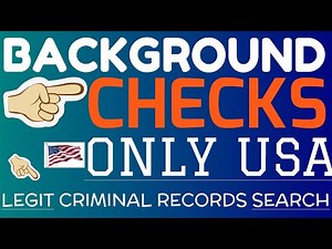 Background Checks - Criminal Records Lookup 2021 ( ONLY FOR USA )