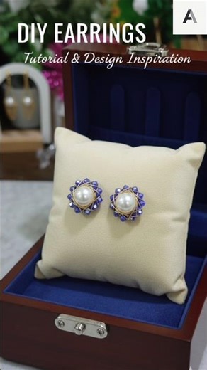 Master the Art of Copper Wire Wrapping: Create Pearl Stud Earrings with Beginner Friendly #wirewrap