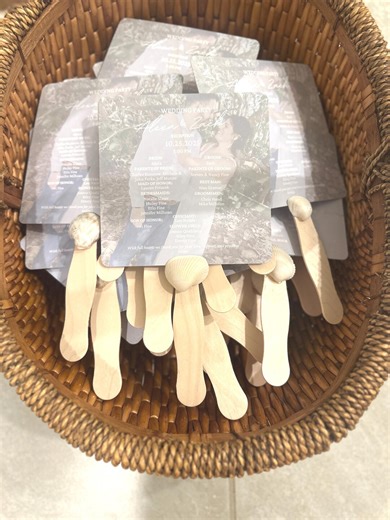 Custom Wedding Program Fan – Personalized Design, Printable PDF - Etsy