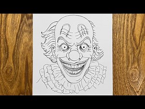 How to draw a clown | drawing tutorial | Clown Drawing Lesson Step by Step