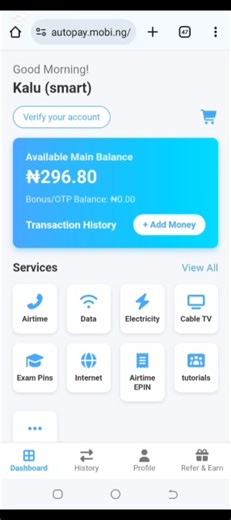 How to fund your AutoPay account using the Automated payment that was introduced If you are yet to enjoy a cheaper internet subscription like Data then sign up at www autopay.mobi.ng and enjoy cheap internet bill payment | Kalu Kalu Amos
