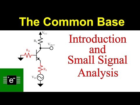 The Common Base Amplifier Part 1 [Transistor TS 7]