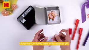 KODAK Mini 3 Retro 3x3'' Portable Photo Printer, 38 Sheets, Bluetooth Smartphone Printer for iPhone & Android, Instant Color Prints, 4PASS Dye Sublimation, White