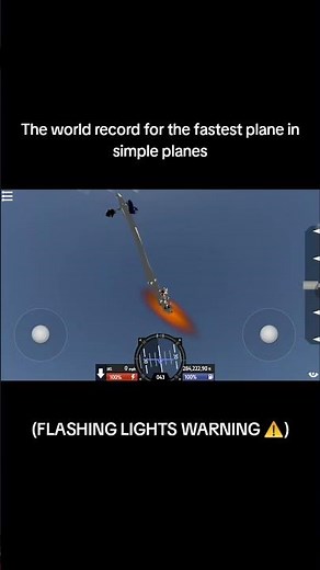 The world's fastest plane in simpleplanes #plane #simpleplanes