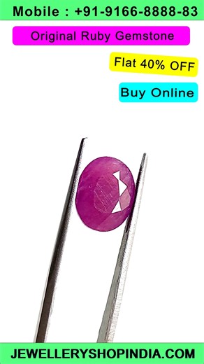 Ruby Gemstone #rubystones