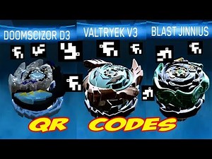QR CODES VALTRYEK V3 DOOMSCIZOR D3 BLAST JINNIUS