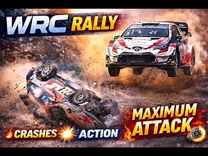 The Best of WRC Rally | Crashes, Action & Maximum Attack🔥🔥🔥