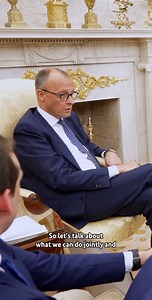 303K views · 4.2K reactions | Federal Chancellor Frederich Merz talking to President Donald J. Trump on what we can do to jointly end Russia's war against Ukraine.  Video Credit @bundeskanzler | German Embassy Washington | Facebook