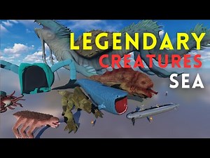 Legendary Sea Monsters Size Comparison 3D | BLOOP VS SEA EATER VS EL GRAN MAJA (Mythical Creatures)