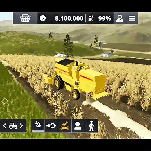 ​🚜 New Holland TX 32 Combine Harvester in Action! | Farming Simulator 20 Gameplay