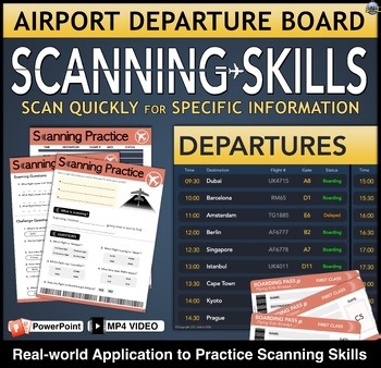 Skim & Scan ESL Reading - Scanning for Specific Information Adult Learners