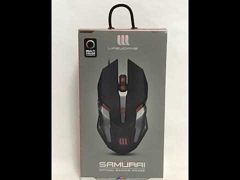 Samurai Optical Gaming Mouse Unboxing and First Glance Review
