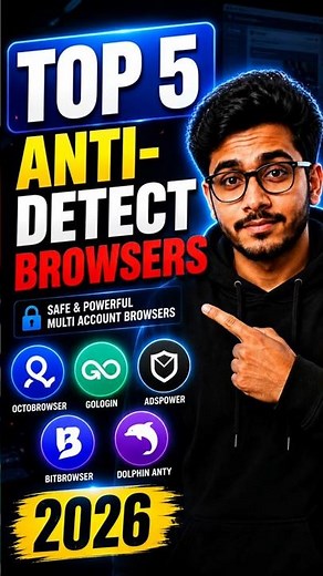 Top 5 Best Anti-Detect Browsers in 2026 🔥 | Multi Account Browser