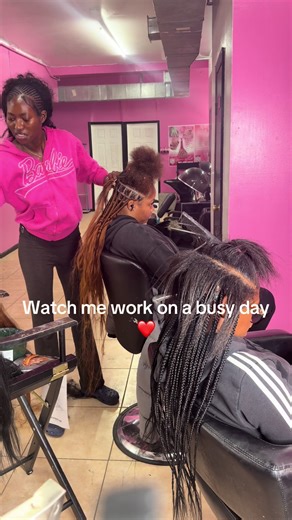 Can you guess which client was a squeeze in?#fypシ゚viral #fyppppppppppppppppppppppp #brooklynbraider #trending #stitchbraids