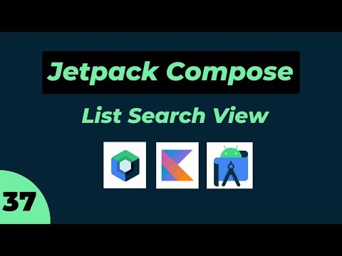 😍 #37 List Seach View in Jetpack compose hindi.