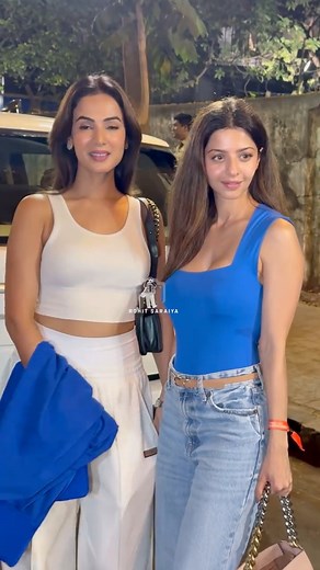 Sonal chohan and vedika spotted today Mumbai match at wankhde stadium #sonalchauhan #vedika #sonalchauhanfans #sonalchohan #sonalchohanfan | jitu_jaat027