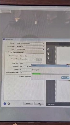 Epson printer scanning