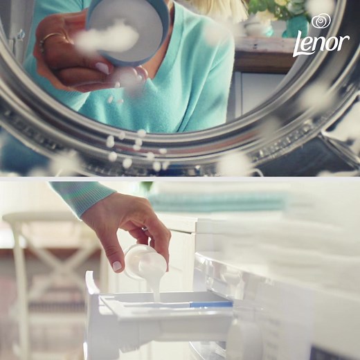 Découvrez l’adoucissant Lenor Light qui respecte votre peau sensible et offre une fraîcheur légère qui dure ☁️ | Lenor France