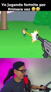 Primera vez jugando fortnite 🤣 #viral #humor #fortnite | Ader tv
