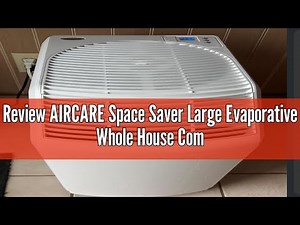 Review AIRCARE Space Saver Large Evaporative Whole House Commercial 6 Gallon Humidifier for Large Ro