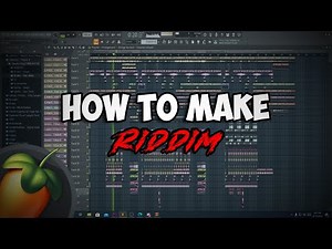 How To Make Riddim - FREE FLP - FL Studio