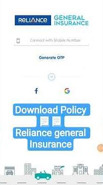 how to download reliance general insurance policy | vehicle Insurance policy | #reliance #shorts