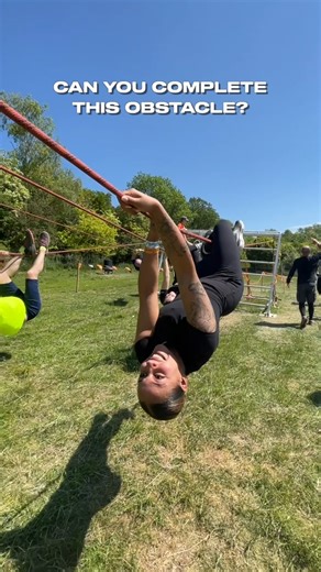 20K views · 24 reactions | Dong Dangler is a challenge of its own  Requiring grip strength and tolerance for pain, it's a true test for Mudders. Can you complete it? | Tough Mudder UK | Facebook