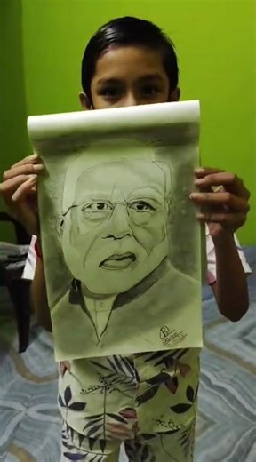 One pencil ✏️ One dream realistic sketch ❤️ #drawing #modijidrawing #pencilsketch #shorts