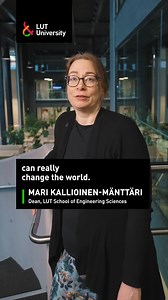 70 reactions | Get a master’s degree in technology at LUT University...