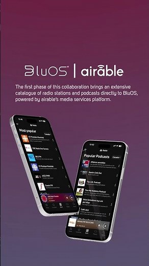 BluOS x airable: Global Radio & Podcasts Arrive!