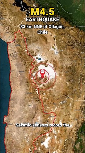 New M4.5 Earthquake Hits Chile - Today