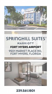 Wake up to more space. ✨ Suites with style, minutes from RSW. | SpringHill Suites Fort Myers Airport