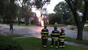 UPDATE: Gas Main Fire Likely Sparked by Downed Power Line