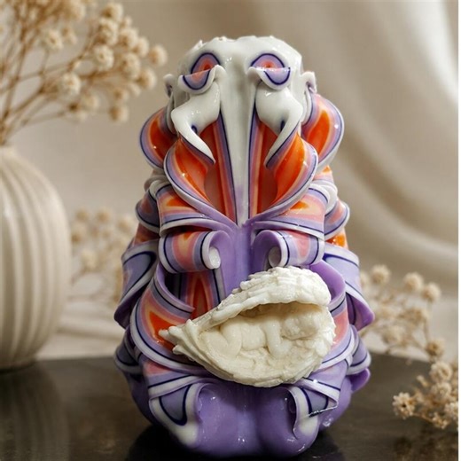 Hand-carved Candle | Unique Gift for Any Occasion - Etsy