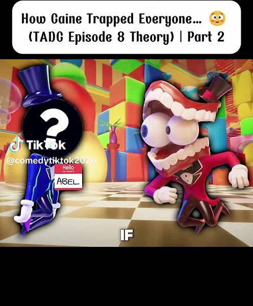 How Caine Trapped Everyone… 😳 (TADC Episode 8 Theory) | Part 2 #fyp #tadc #theamazingdigitalcircus #digitalcircus #caine #jax #tadcep8