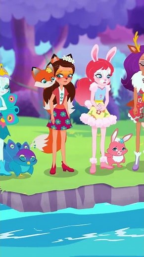 Enchantimals | Spring into Harvest Hills Part 1 | Talking to the Babbling Brook! | #shorts