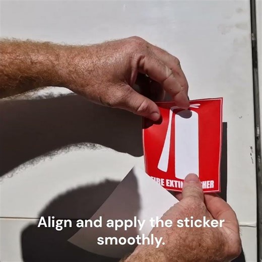 How to Apply a Fire Extinguisher Vinyl Sticker – Quick & Easy