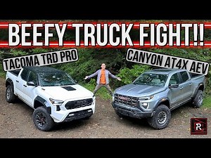 2024 Toyota Tacoma TRD Pro Vs. 2024 GMC Canyon AT4X AEV – Redline: Comparison Test