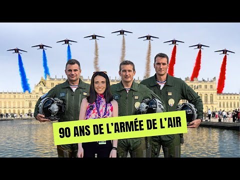 The Patrouille de France in Versailles - 90 years of the Air Force