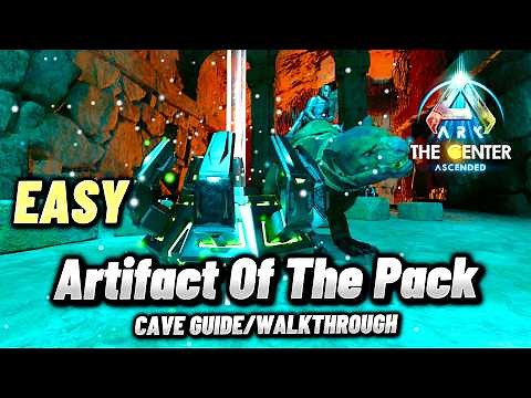 Ark: Survival Ascended The Center Artifact Of The Pack, Cave Guide/Walkthrough How To Do Jump Puzzle