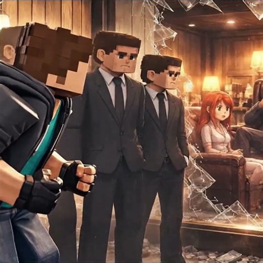 Minecraft Bloodhounds Fight Scene Remake 🔥 | Steve vs Mafia Boss Cinematic Edit
