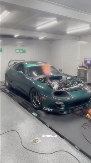 🔥"MODIFIED TOYOTA SUPRA MK4" Testing hours Power....💪#toyota #supra #modified #automobile #edit