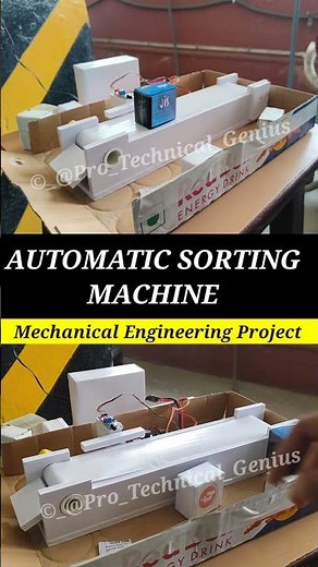 AUTOMATIC SORTING MACHINE | #mechanicalengineeringproject#project