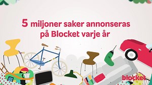 Kan du gissa hur många annonser som las upp på Blocket under 2018? Eller hur många meddelanden som skickades eller kanske vilken kategori som är störst? 🤔 | Blocket