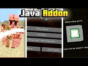 JAVA ADDON FOR MINECRAFT PE 1.16+