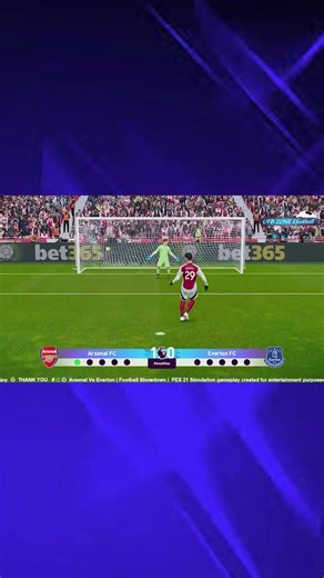 Arsenal Vs Everton | Football Showdown | PES 21 Simulation