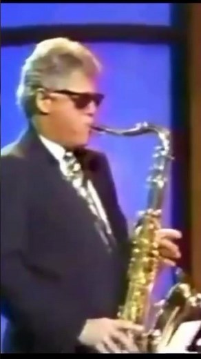 Presidential Candidate Bill Clinton Plays the Saxophone on "The Arsenio Hall Show" - June 3, 1992